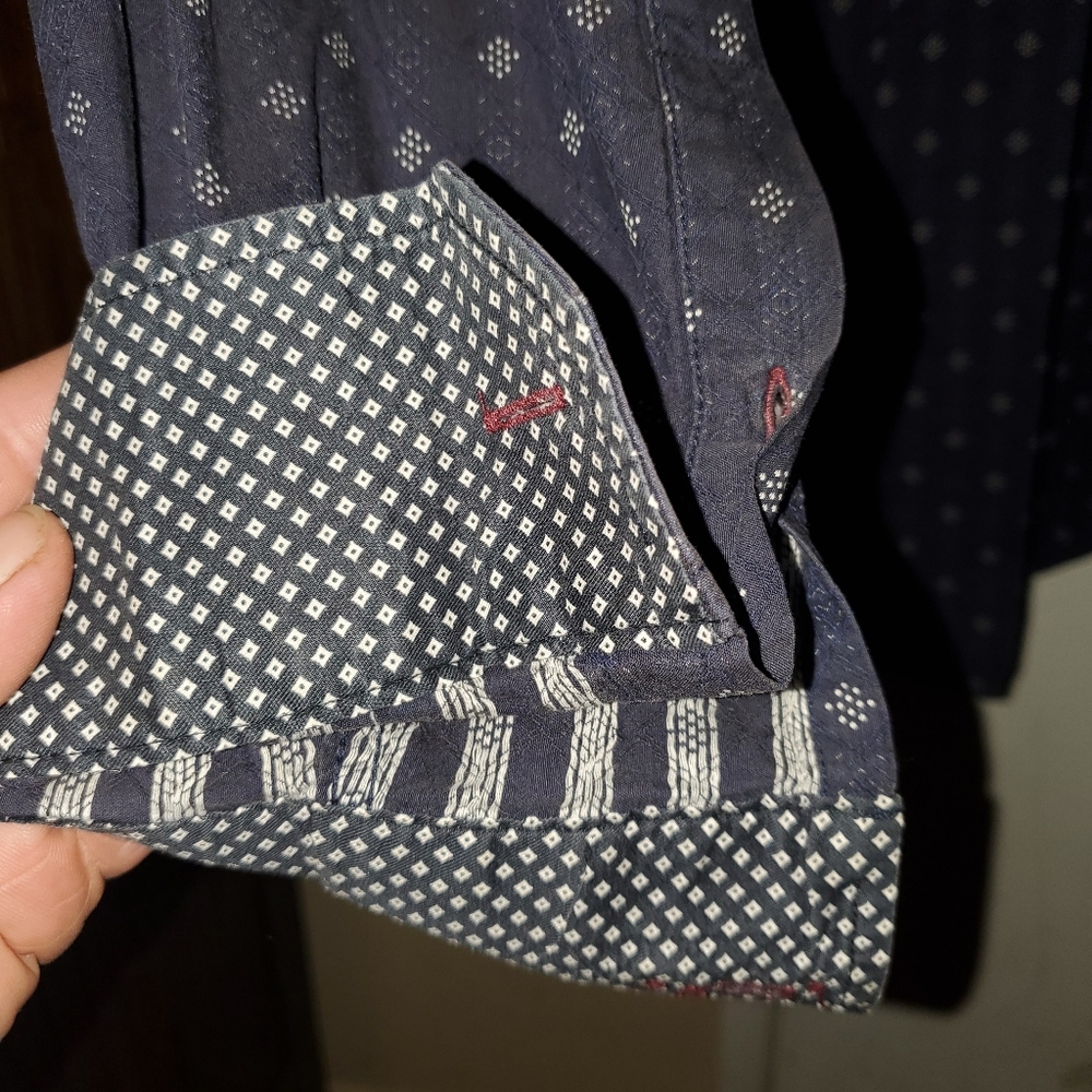 BUGATCHI Button down collared short
